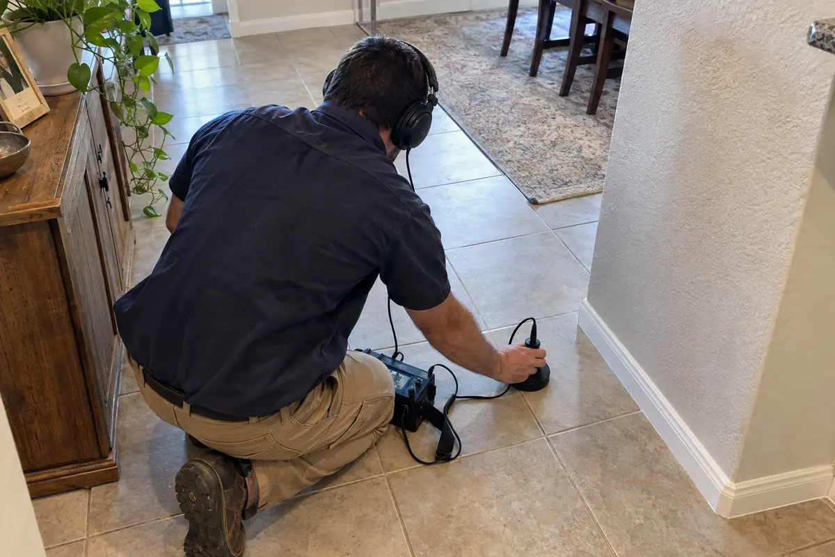 Leak detection in Kyle, TX