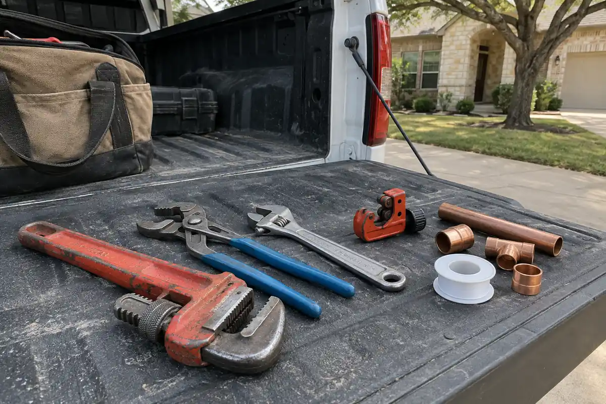 Pipe repair tools and fittings, Kyle Pipe Fix Pros, Kyle, TX