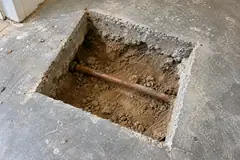 Slab leak repair in Kyle, TX