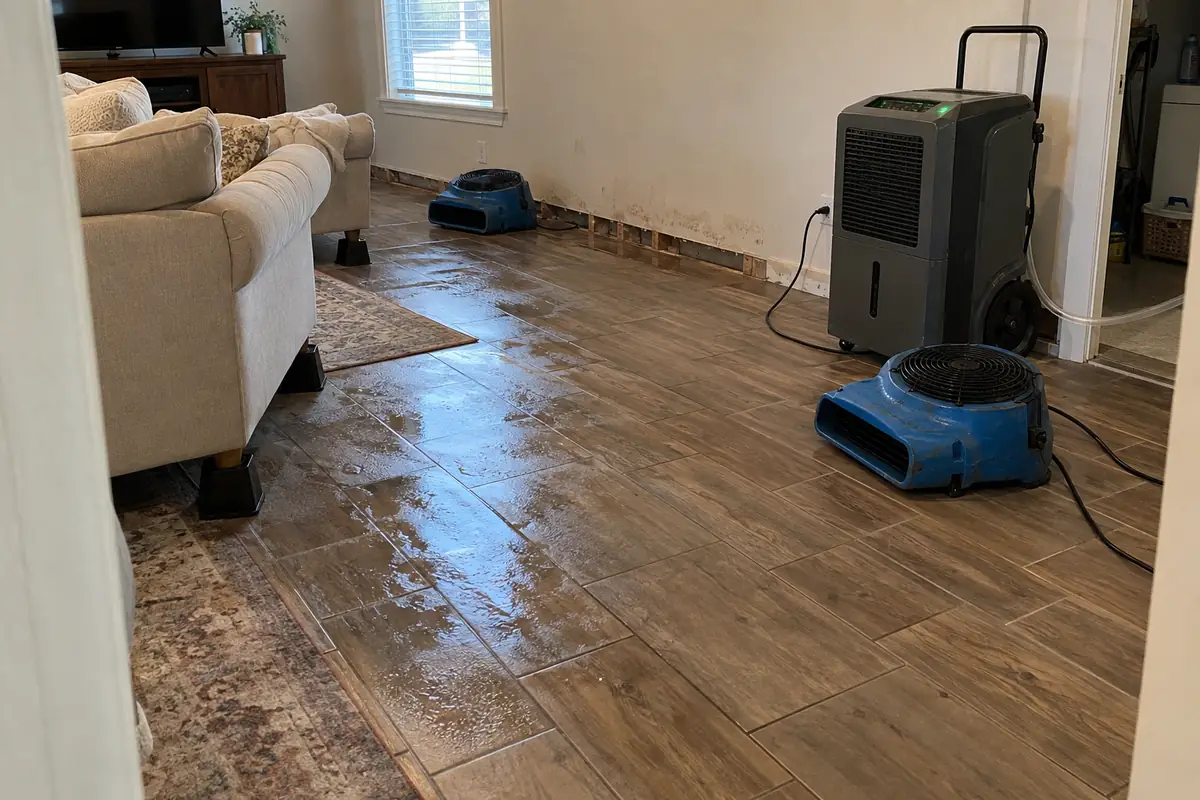 Water damage restoration in Kyle, TX