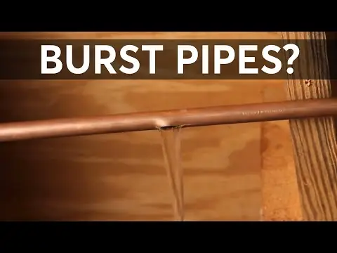 What to do when a pipe bursts in your home - video guide for Kyle TX homeowners